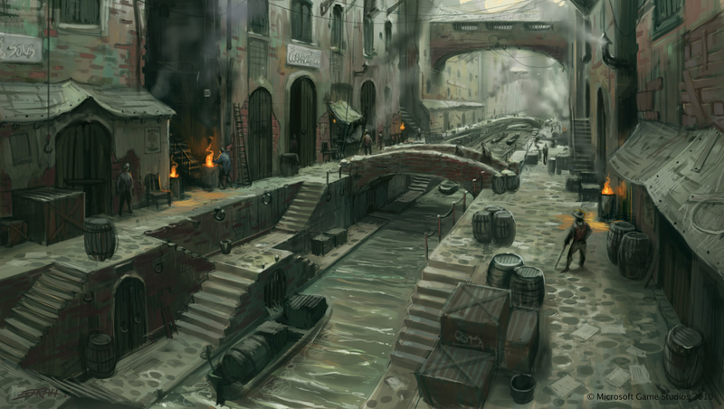 Illustration for article titled Fable's Concept Art is Like a Giant Storybook